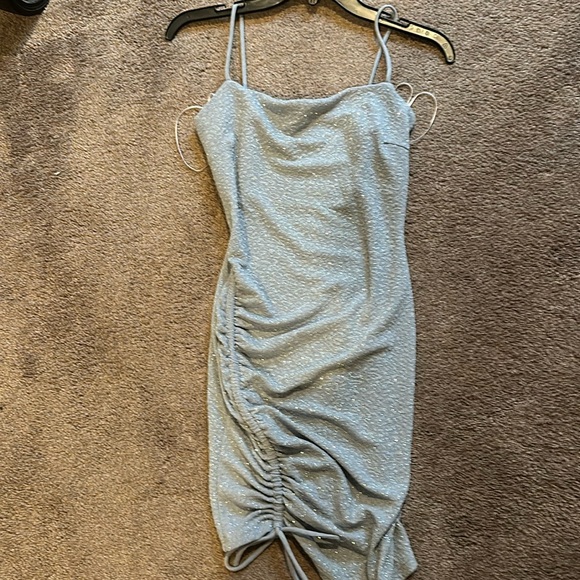 Windsor Dress size Large color light blue /silver - Picture 1 of 5